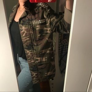TOPSHOP Edgy Army jacket